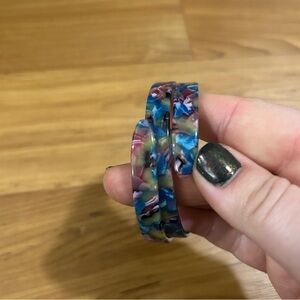 Colorful Resin Wrap Bracelet